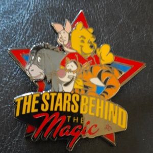 6-WDW Cast Exclusive "Stars Behind The Magic" Pins